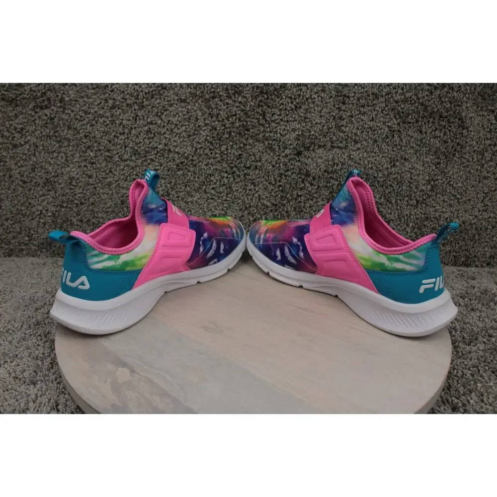 FILA Slip On Tie Dye Sneakers Girls 6.5 Athletic Lightweight New